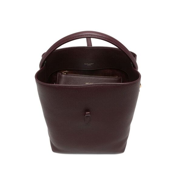 Saint Laurent Women Le 37 Medium Leather Bucket Bag - Picture 2 of 5